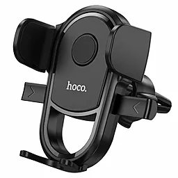 Держатель Hoco H6 Grateful one-button (air outlet) Black - фото Держатель Hoco H6 Grateful one-button (air outlet) Black