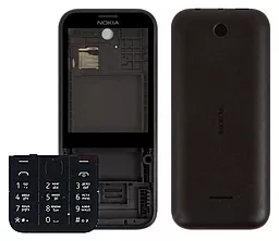 Корпус для Nokia 225 Dual Sim (RM-1011) з клавіатурою Black