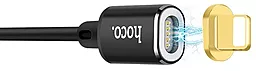 USB Кабель Hoco U28 Magnetic Adsorption Lightning Cable 1.8A Black - мініатюра 2
