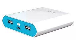 Повербанк Arun Y40 10400mAh White/Grey - фото Повербанк Arun Y40 10400mAh White/Grey
