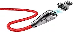 Кабель Hoco U75 magnetic Blaze LED USB-A - Lightning 12w 3a 1.2м cable Red - миниатюра 2 Кабель Hoco U75 magnetic Blaze LED USB-A - Lightning 12w 3a 1.2м cable Red - миниатюра 2