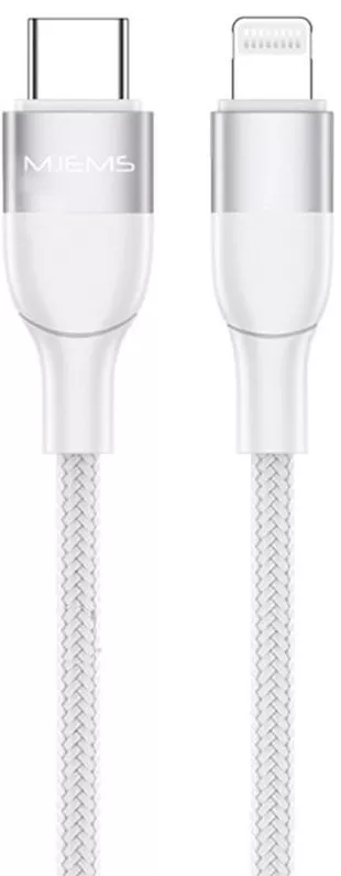 Кабель Usams US-SJ330 USB Type-C - Lightning 18w 3a 1м PD сable White (US-SJ330) - фото 1