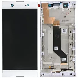 Дисплей Sony Xperia XA1 Ultra (G3212, G3221, G3223, G3226) з тачскріном і рамкою, White
