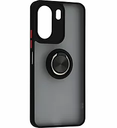 {"ru": "Чехол", "uk": "Чохол"} 1TOUCH Gingle Ring Case для Xiaomi Redmi 13C, Poco C65 Black