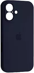 {"ru": "Чехол", "uk": "Чохол"} Silicone Case Full Camera для Apple iPhone 16 Plus Midnight Blue