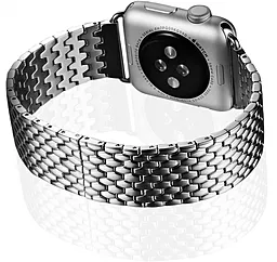 Сменный ремешок для умных часов Apple Watch iCarer Armor Stainless Watchband Aeries 42mm Silver - миниатюра 5