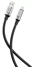 Кабель XO NB251 USB-A - micro USB 30w 6a 1м cable Black - фото Кабель XO NB251 USB-A - micro USB 30w 6a 1м cable Black