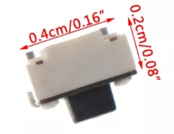 Універсальна кнопка включення №02 (4x2x2 mm) - фото 2