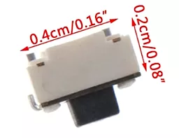 Універсальна кнопка включення №02 (4x2x2 mm) - мініатюра 2 Універсальна кнопка включення №02 (4x2x2 mm) - мініатюра 2