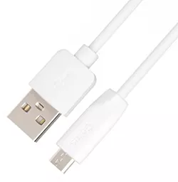 Кабель Gelius GP-UC116 One USB-A - micro USB 12w 2.4a 2м cable White - фото Кабель Gelius GP-UC116 One USB-A - micro USB 12w 2.4a 2м cable White