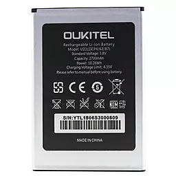 Акумулятор Oukitel U22 (2700 mAh) 12 міс. гарантії - мініатюра 2