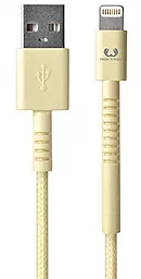 Кабель USB Fresh 'n Rebel Fabriq Lightning Cable 1,5m Buttercup (2LCF150BC)