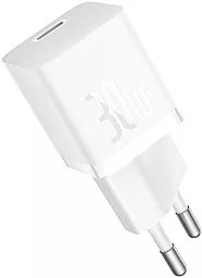 Сетевое зарядное устройство Baseus Fast Charger GaN5 30W USB-C White (CCGN070502) - миниатюра 3