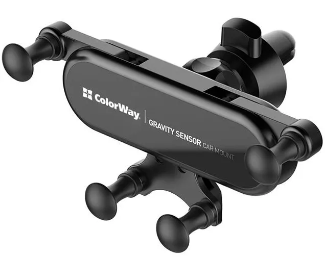 Держатель ColorWay Gravity Holder Black (CW-CHG11-BK) - фото 3