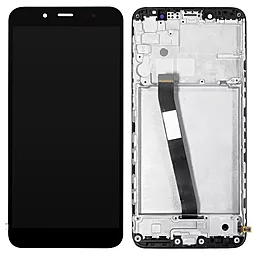 Дисплей Xiaomi Redmi 7A с тачскрином и рамкой, Black