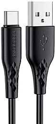 Кабель Borofone BX48 USB-A - Type-C 15w 3a 1м cable Black - фото Кабель Borofone BX48 USB-A - Type-C 15w 3a 1м cable Black