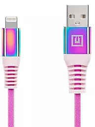 Кабель REAL-EL USB-A - Lightning 12w 2.4a 1м cable Rainbow (4743304104703) - фото Кабель REAL-EL USB-A - Lightning 12w 2.4a 1м cable Rainbow (4743304104703)