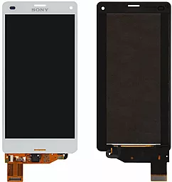 Дисплей Sony Xperia Z3 Compact (D5803, D5833, SO-02G) с тачскрином, оригинал, White - фото Дисплей Sony Xperia Z3 Compact (D5803, D5833, SO-02G) с тачскрином, оригинал, White
