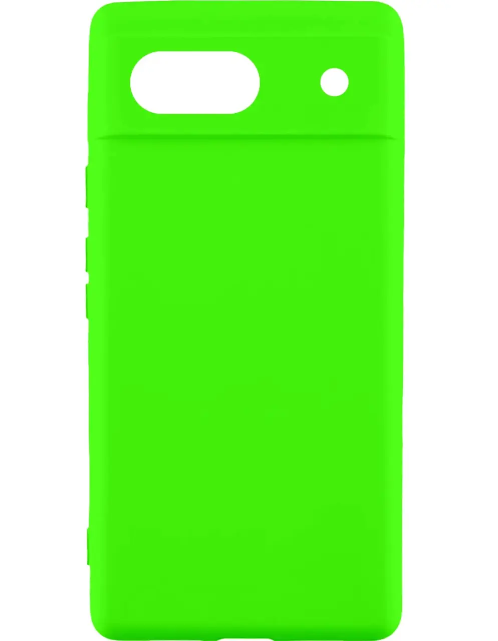 Чехол GETMAN Liquid Silk Full Camera для Google Pixel 6 Neon Green - фото 1