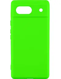 {"ru": "Чехол", "uk": "Чохол"} GETMAN Liquid Silk Full Camera для Google Pixel 6 Neon Green