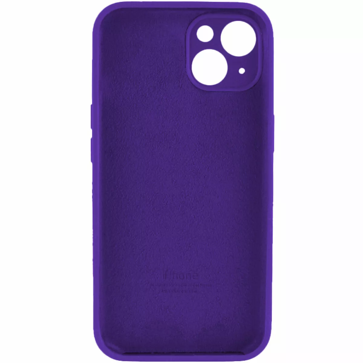 Чехол Silicone Case Full Camera для Apple iPhone 14 Amethist - фото 2