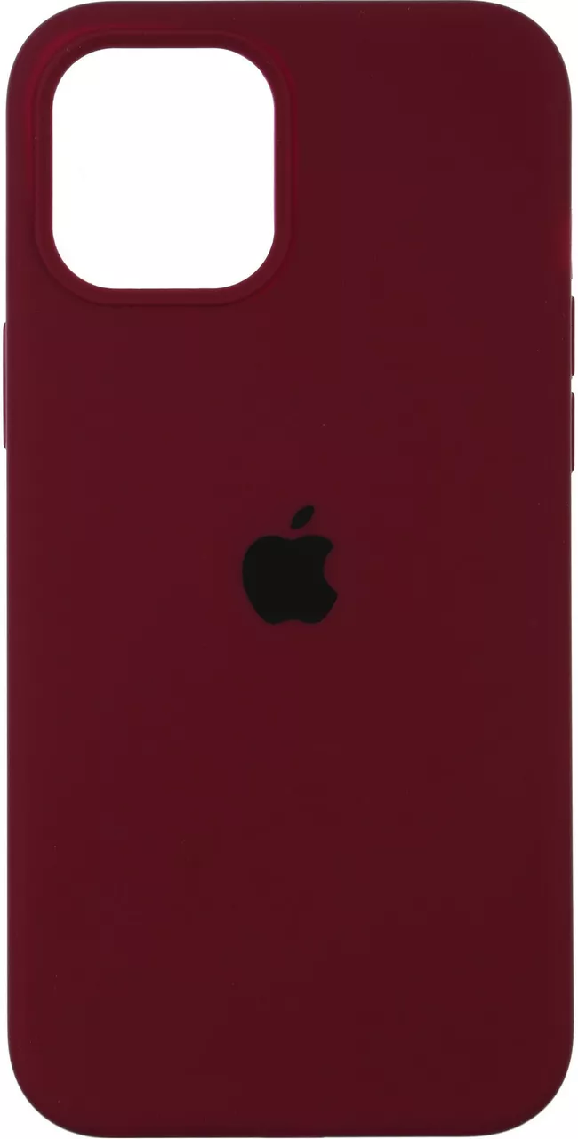 Чехол Silicone Case Full для Apple iPhone 12 Pro Max Marsala - фото 1