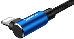 Кабель Baseus MVP Elbow USB-A - Lightning 12w 2.4a 1м cable Blue (CALMVP-03) - мініатюра 4 Кабель Baseus MVP Elbow USB-A - Lightning 12w 2.4a 1м cable Blue (CALMVP-03) - мініатюра 4
