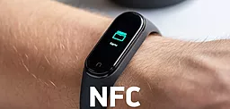 Фітнес-браслет Xiaomi Mi Smart Band 6 NFC Black - мініатюра 3