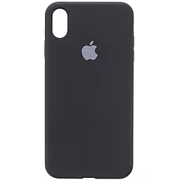 {"ru": "Чехол", "uk": "Чохол"} Silicone Case Full для Apple iPhone XS Max Black