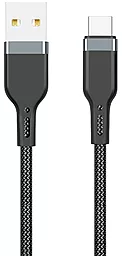Кабель WIWU Platinum PT02 USB-A - Type-C 12w 2.4a 2м cable Black - фото Кабель WIWU Platinum PT02 USB-A - Type-C 12w 2.4a 2м cable Black