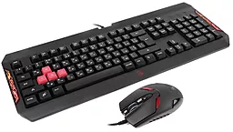 Комплект (клавиатура+мышка) A4Tech Bloody Black USB Q1100 (Q100+S2) - фото Комплект (клавиатура+мышка) A4Tech Bloody Black USB Q1100 (Q100+S2)