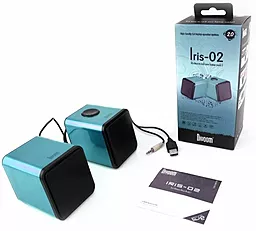 Колонки акустические Divoom Iris-02 USB Blue - миниатюра 2