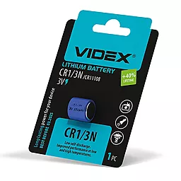 Батарейки Videx CR1 / 3N BLISTER 1шт - фото Батарейки Videx CR1 / 3N BLISTER 1шт