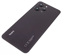 Задня кришка корпусу Xiaomi Redmi 12 зі склом камери Original Midnight Black - мініатюра 2