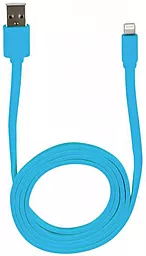 Кабель Logan USB-A - Lightning 10w 1м cable Blue (EL118-010BU) - мініатюра 2