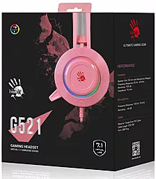 Навушники A4Tech Bloody G521 Pink - мініатюра 5