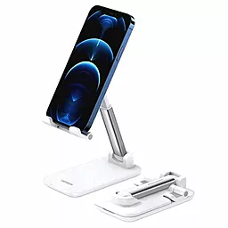 Настольная подставка UGREEN LP373 Foldable Phone Stand(White (UGR-20434) - фото Настольная подставка UGREEN LP373 Foldable Phone Stand(White (UGR-20434)
