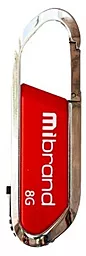 Флешка Mibrand Aligator 8GB USB 2.0 (MI2.0/AL8U7DR) Dark Red