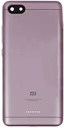 Задняя крышка корпуса Xiaomi Redmi 6A 1SIM со стеклом камеры Pink - фото Задняя крышка корпуса Xiaomi Redmi 6A 1SIM со стеклом камеры Pink