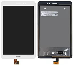 Дисплей для планшету Huawei MediaPad T1 8.0 (S8-701u, T1-821L, #N080ICE-GB1 Rev.A1) + Touchscreen White