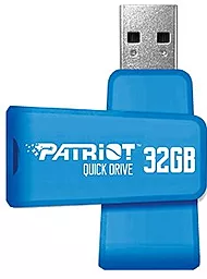 Флешка Patriot 32 GB Color Quick Drive USB 3.1 (PSF32GQDBL3USB) Blue - фото Флешка Patriot 32 GB Color Quick Drive USB 3.1 (PSF32GQDBL3USB) Blue