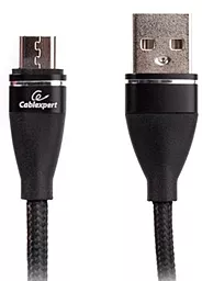 Кабель Cablexpert USB-A - micro USB 12w 2.4a 1м cable Black (CCPB-M-USB-11BK)