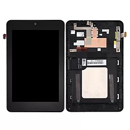 Дисплей для планшету Asus MeMO Pad HD7 ME173X (K00B) (#LD070WX4-SM01, LD070WX3-SL01) + Touchscreen with frame Black
