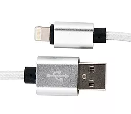 Кабель Dengos USB-A - Lightning 10w 1м cable White (NTK-L-MT-White) - фото Кабель Dengos USB-A - Lightning 10w 1м cable White (NTK-L-MT-White)