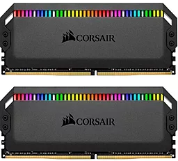 Оперативна пам'ять Corsair DDR4 16GB (2x8GB) 3200 MHz Platinum RGB Black (CMT16GX4M2E3200C16)