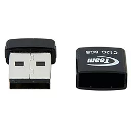 Флешка Team 8GB C12G USB 2.0 (TC12G8GB01) Black - мініатюра 4