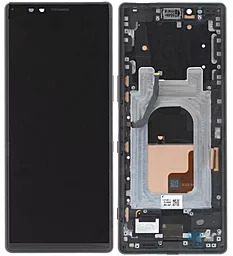 Дисплей Sony Xperia 1, Xperia XZ4 (J8110, J8170, J9110, J9150, SOV40, SO-03L) з тачскріном і рамкою, оригінал, Gray