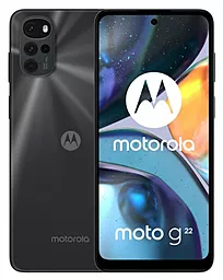 Мобільний телефон Motorola Moto G22 4/64GB Dual Sim Cosmic Black (PATW0031UA)