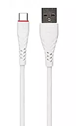 Кабель SkyDolphin S02T USB-A - Type-C 15w 3a 1м cable White - фото Кабель SkyDolphin S02T USB-A - Type-C 15w 3a 1м cable White