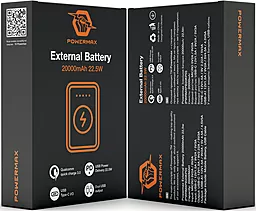Повербанк Powermax External Battery 20000mAh 22.5W White (PWRMXPB20KPDW) - миниатюра 9